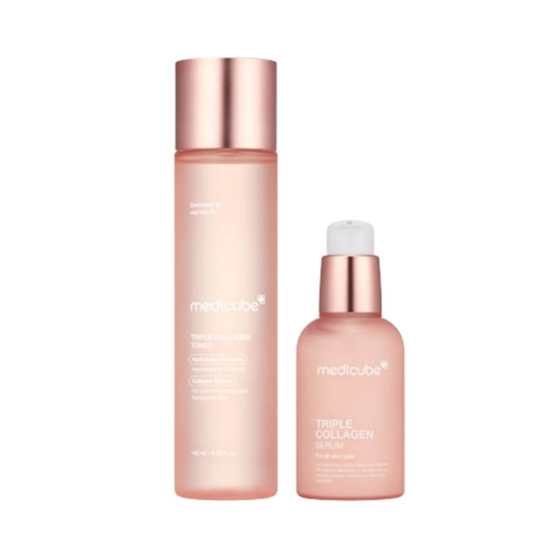 Medicube Triple Collagen Set Toner 140ml + Serum 55ml