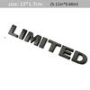 DSYCAR 1 Pezzo 3D Metallo LIMITED Parafango Laterale Posteriore Bagagliaio Emblema Badge Adesivo Decalcomanie per JEEP Wrangler Compass Commander Cherokee