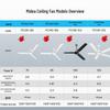 Midea FC120-BA 48-inch Ceiling Fan CN plug (adapter included)