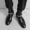 Fashion Fashionable High-end Men's Chelsea Boots Street Style High Top Motorcycle Boots High-quality Non Slip Sole Outdoor Walking Boots
