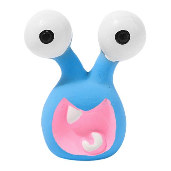 Cartoon Aliens Dog Chew Toy Bite Resistant Squeaky Latex Demon Aggressive Chewers Interactive Toy Small Medium Large Dogs Teething Cleaning Toy