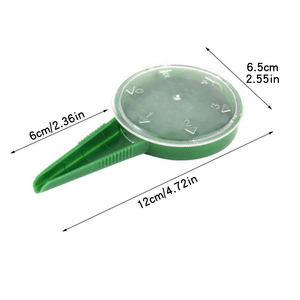 

1PC Сеялка для семян растений Сеялка для растений Садовый многофункциональный дозатор семян Инструменты, адаптирующиеся к различным размерам семян зелёный