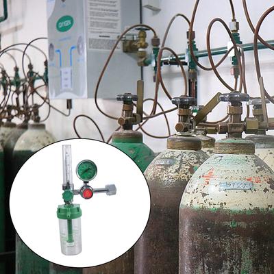 CGA540 Oxygen Regulator Inhaler with Humidifier Bottle Gauge Meter Hospital Medical Pressure Reducing Valve Professional