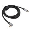 100W PD Nylon Braided USB C Fast Charging Cable USB 3.1 Gen2 10Gbps 3 Cable 4K At 60Hz 1.5m