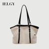 Casual Large-Capacity Canvas Bag Lightweight All-Match Commuter Shoulder Simple Portable Tote Bag