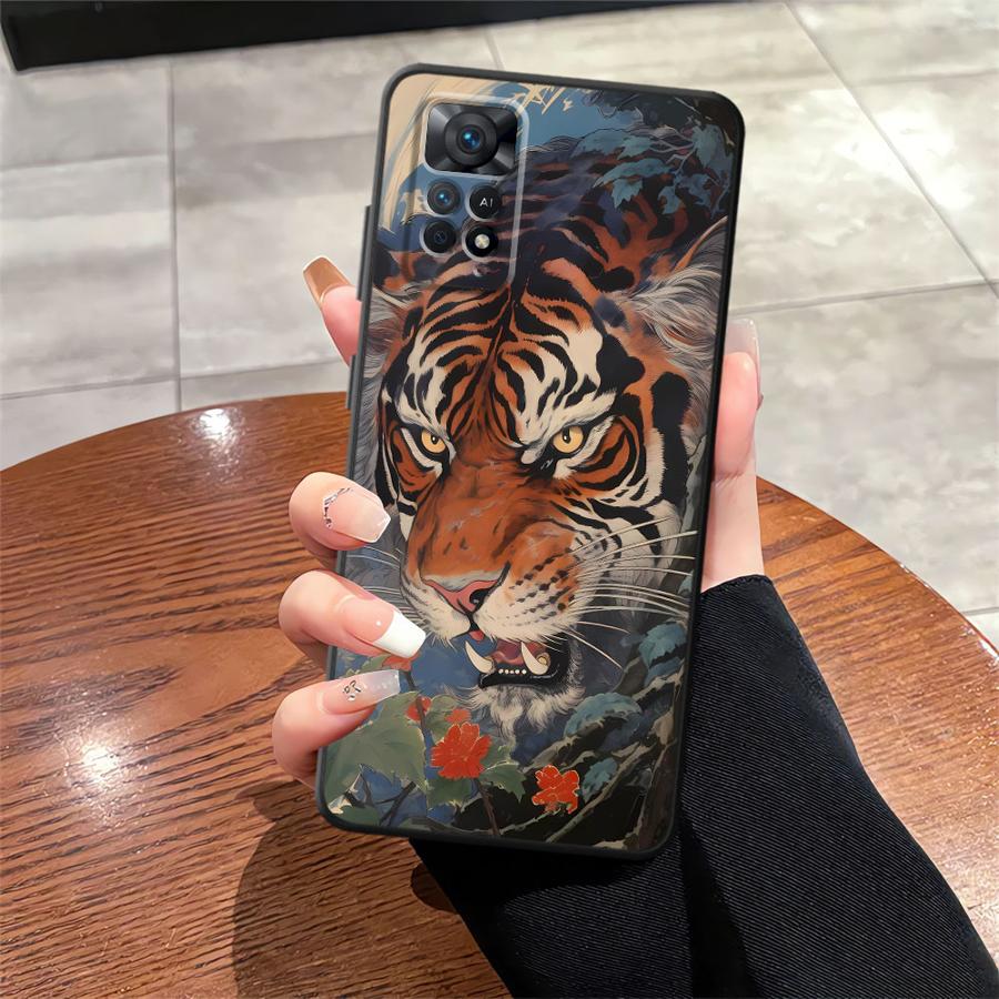 

Крутой чехол с животными (Тигр, Лев) для Xiaomi Redmi Note 7 8 10 9 13 Pro Plus 10S 9S 14 11 12 Pro 11s 12s Funda Чехол для телефона Redmi Note 8