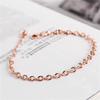 Women Star Bracelet Rose Gold Titanium Steel Minimalist Luxury Jewelry Gift for Her