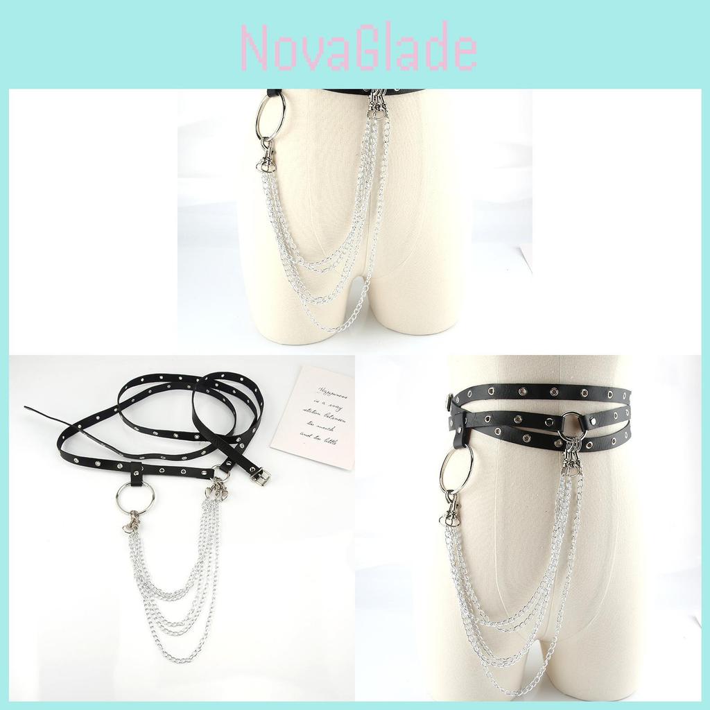 Womens Fashion Belt With Studded Buckle For Casual And Party Outfits