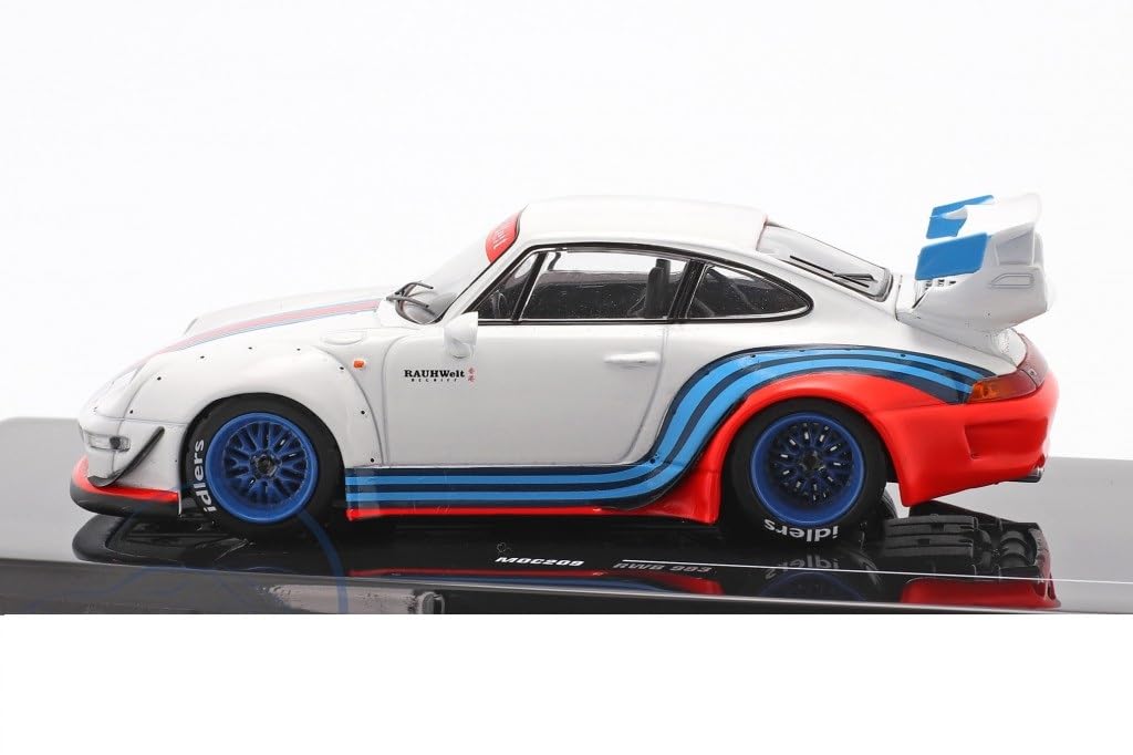 Ixo Porsche Miniature Car 1/43 911 (993) RWB Rauh-Welt Martini