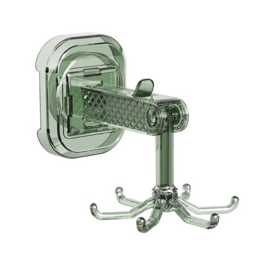 Saugnapf Schwenkbarer Hängehaken Starke Tragfähigkeit Kein Bohren erforderlich Einfach zu installieren Badezimmer Schrank Hängehaken Eingangsbereich Organizer