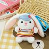 Cute Koala And Bunny Plush Keychain Mini Cartoon Doll Pendant Adorable Desk Companion Toy