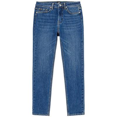 Women's 2025 F/W High-Waist Brushed Denim Jeans
