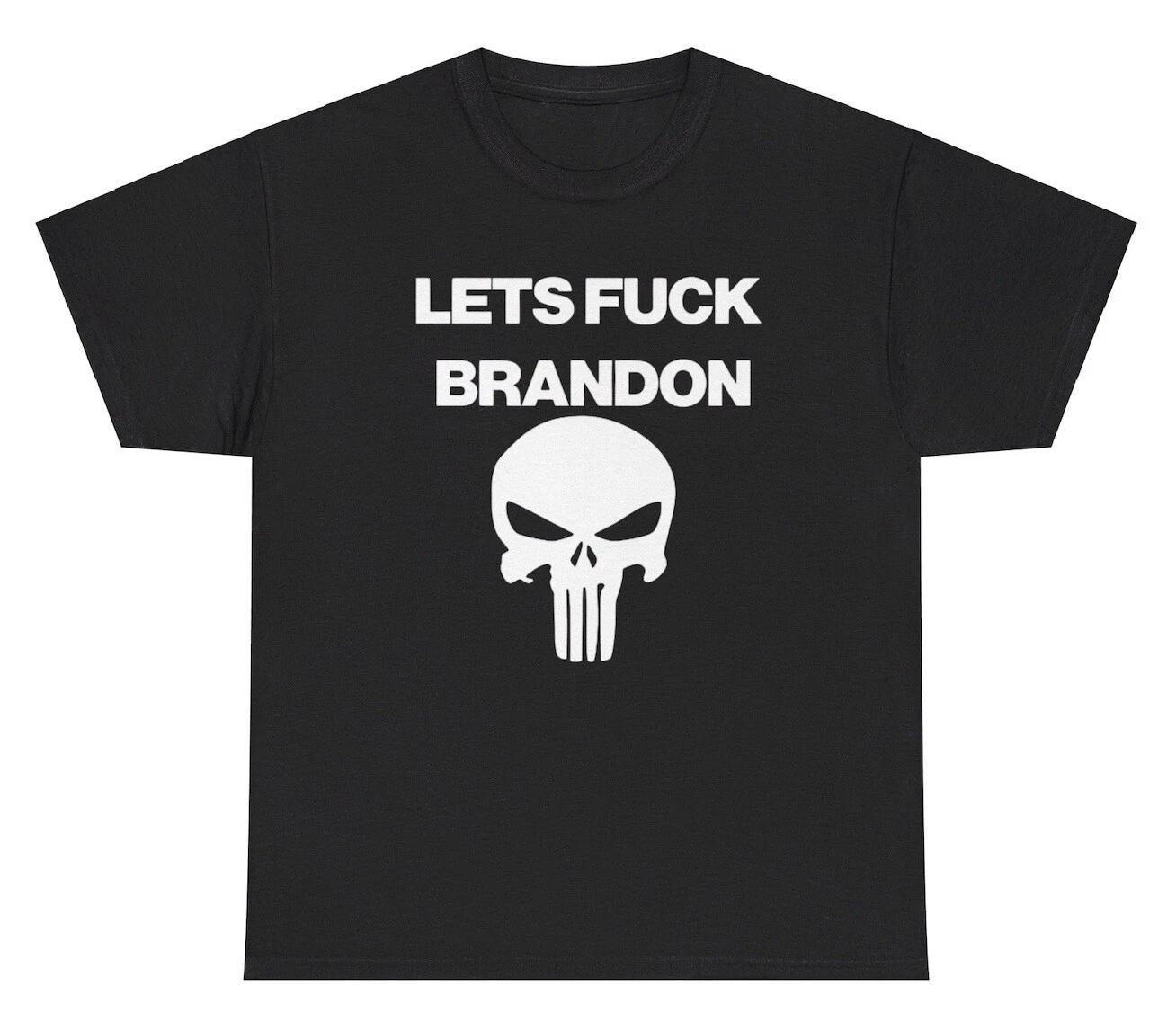 

Let s F*ck Brandon Skeleton T Shirt Offensive Humor Gen Z Silly Graphic Tee L