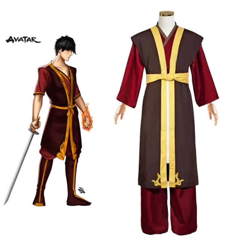 Avatar, the last Airbender Prince Zuko cosplay costume, Saint Vida Halloween cos stage costume