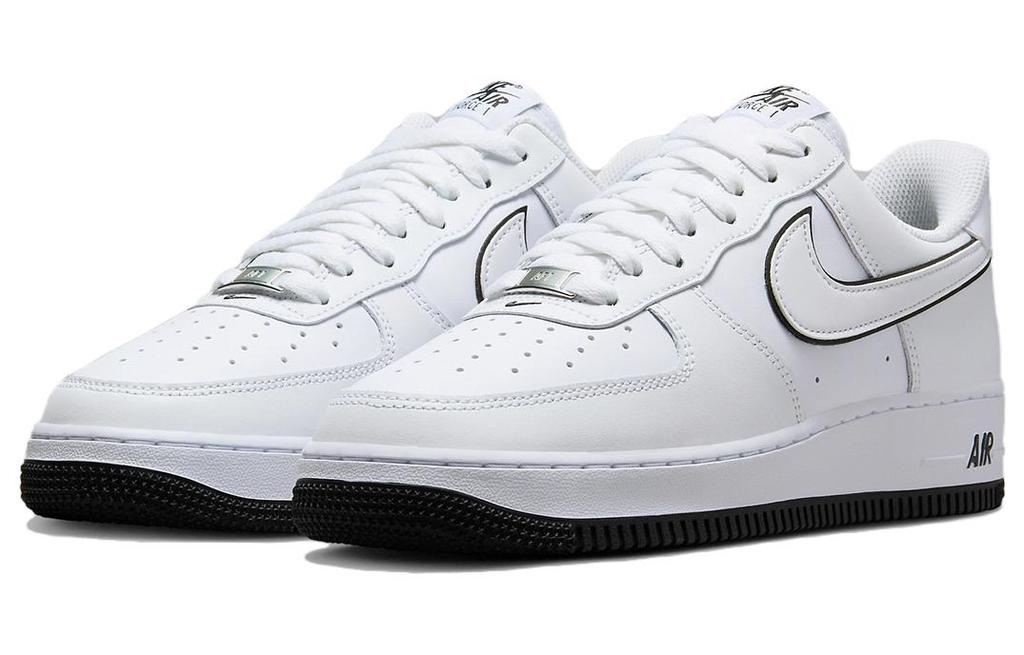 Nike Air Force 1 '07 Low White Black Outline Swoosh DV0788-103