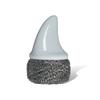 Stainless Steel Wire Ball Cleaning Brush Washing Removable Scrubber Bathroom Sink Clean Dirty Removing Gadgets Household