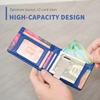Men'S Wallet Minimalist Ultra-thin Double Fold Credit Card Holder, Portable Front Pocket Zero Wallet, Ideal Gift for Men