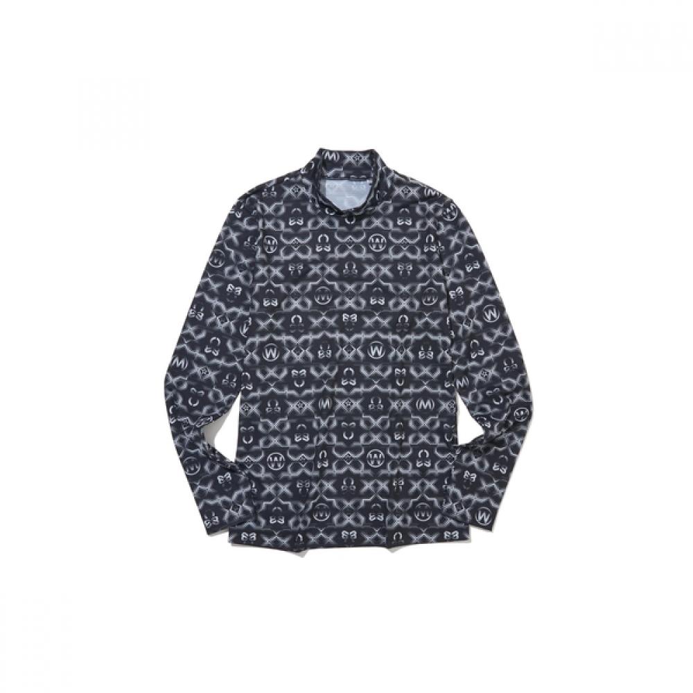 Mark   Lona W Gn Season PaTTern Ls Highneck T shirT  Ls2iu78f 