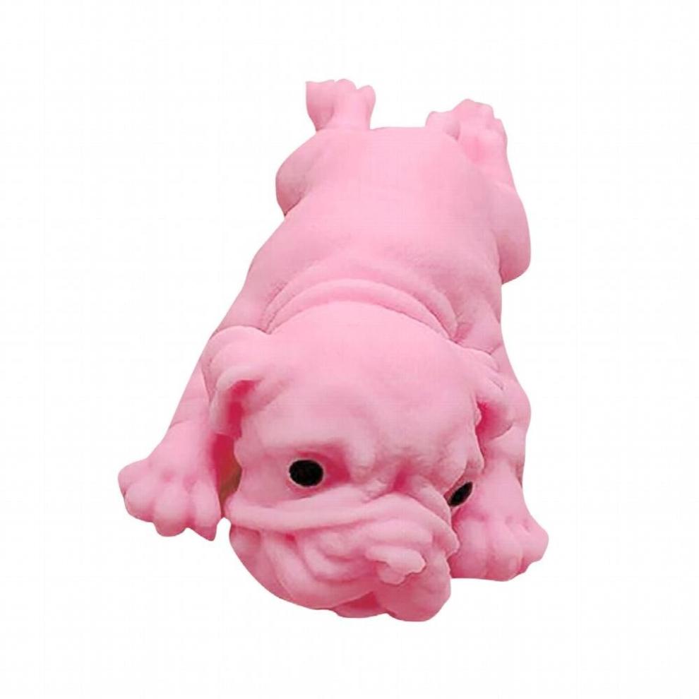 Simulation Dog Cartoon Squeeze Toys Smile Face Squishy Slow Rising Anti-strss Photo Props Squeeze Squishy Gift