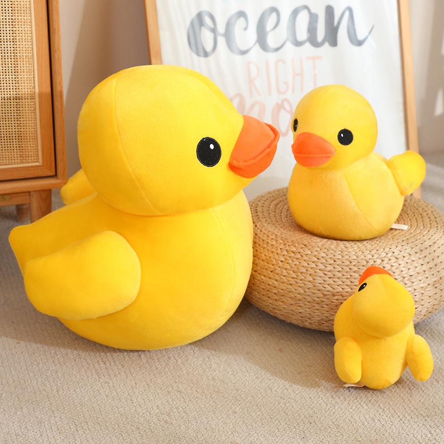 Adorable Yellow Duck Plush Toy - Children's Comfort Companion