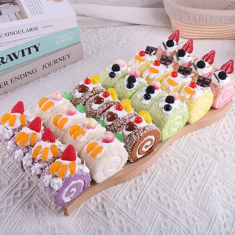 Swiss Roll Model Cake Cream Ornament - Newcomer Exclusive for DIY Decoration