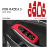 BKD1 Top Suede Trim LHD RHD Sticker For Mazda 3 BP M3 Axela 2019 2020 2021 2022 2023 2024 2025 Car Window Lift Panel Interior
