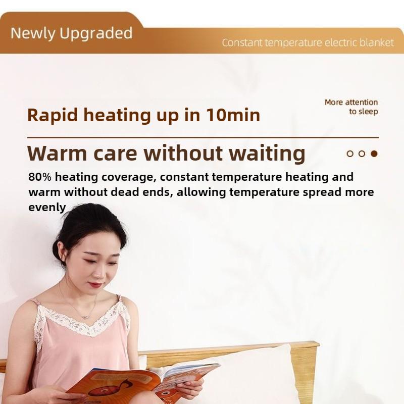 1.5M * 0.5m Electric Blanket Single Massage Bed Small Safe Household Electric Mattress on The Sofa 9-speed Temperature Control