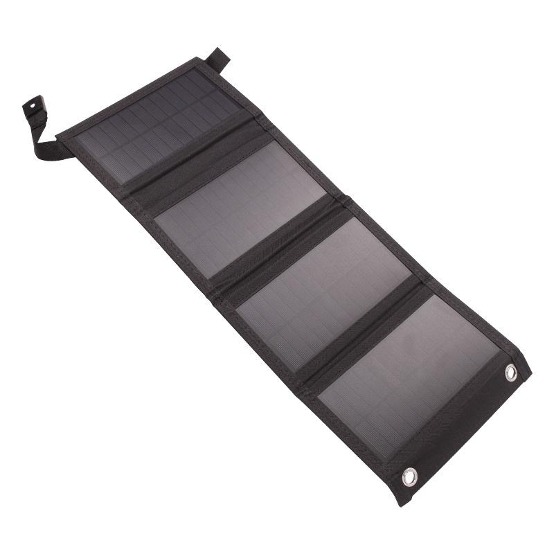 Solar Panel USB Charging Folding Bag Outdoor Camping Mobile Phone Folding Battery Charging Board 5V10W20W
