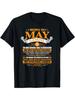 Born In May Gemini Zodiac T-Shirt - Funny Astrology Birthday Gift for Women &