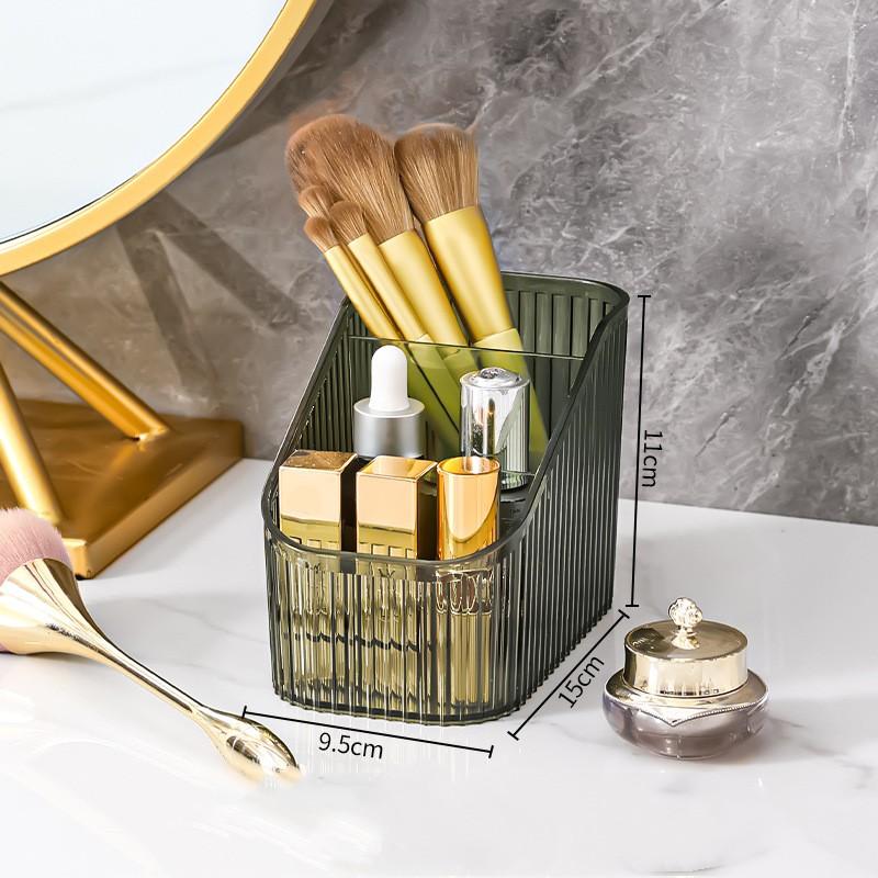Desktop Cosmetics Storage Box Brushes Makeup Organizer Case Lipsticks Box Pencil Pens Jewelry Container Bathroom Accessories