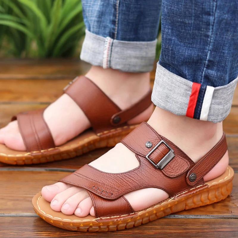 Male Shoe New Design 2024 With Platform Height Non-slip Men's Sandal Luxury Designer Casual In Welcome Deal Trend Styles Stylish