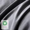 Bettwäsche-Set aus gewaschener Baumwolle 4-teilig Bettlaken-Set Einfarbig Bettbezug Paar Queen King Size Bett Steppdeckenbezug