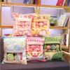 Cartoon A Bag Of Snacks Doll Throw Pillow Internet Celebrity Ins Snack Bag Plush Toy Creative Office Pillow Lovely Holiday Gift