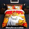 Kylian Mbappe Design Bed Bedding Set 1 Duvet Cover + 2 Pillowcases Soft Breathable Household Bed Linens