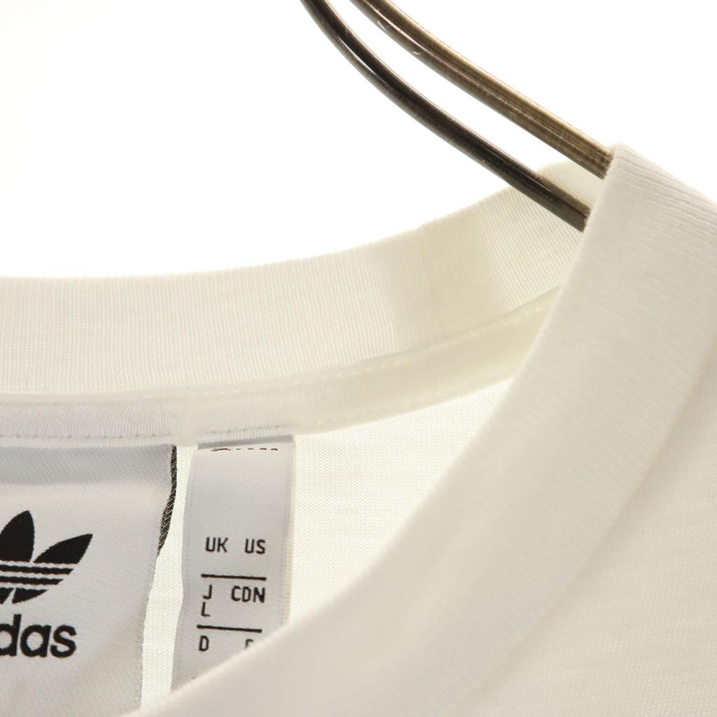 adidas Originals Spectrum Print Short Sleeve T-shirt L Off White Men's Used