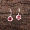 Pink Tourmaline 925 Solid Sterling Silver Earring, Handmade Gemstone Jewelry Earring, For Memorial Day