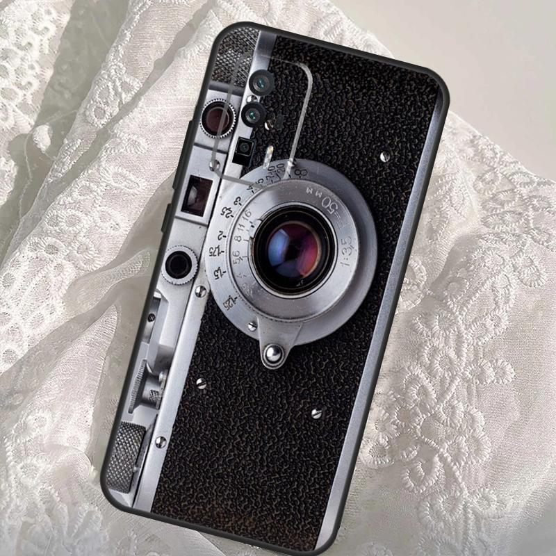 Vintage Retro Camera Case For Xiaomi 13T 14T Pro 12T 11T 13 14 Ultra POCO X6 Pro M6 X3 X5 M5s F3 F5 F6 Cover