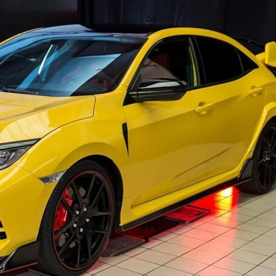 Gloss Black For Honda 10th Civic 2016-2021 Rearview Side Mirror Cover Cap 1Pair