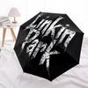 1pc Linkin Park Music Automatic Open/Close Umbrella Folding Umbrella, Portable Compact Travel Umbrella, Birthday/Christmas Gift for Men & Women