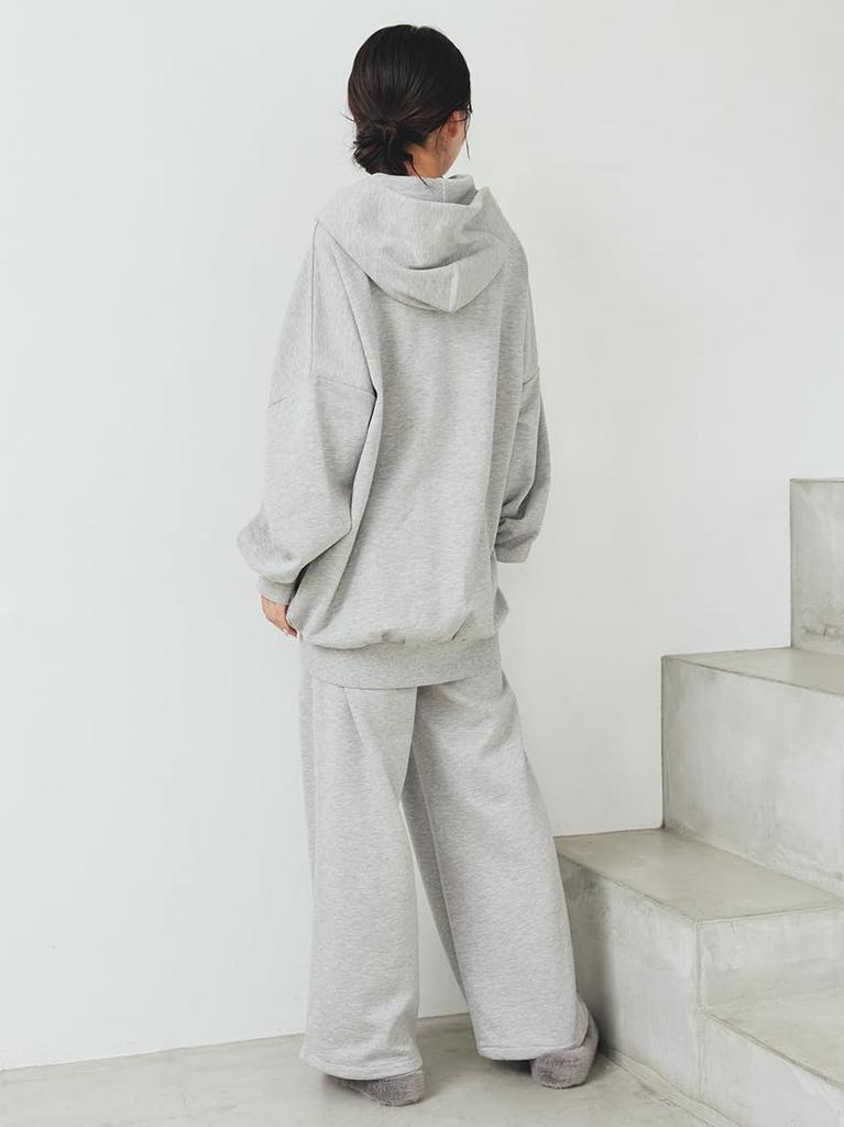 long pants PWCP255306GRYF Fleece-lined