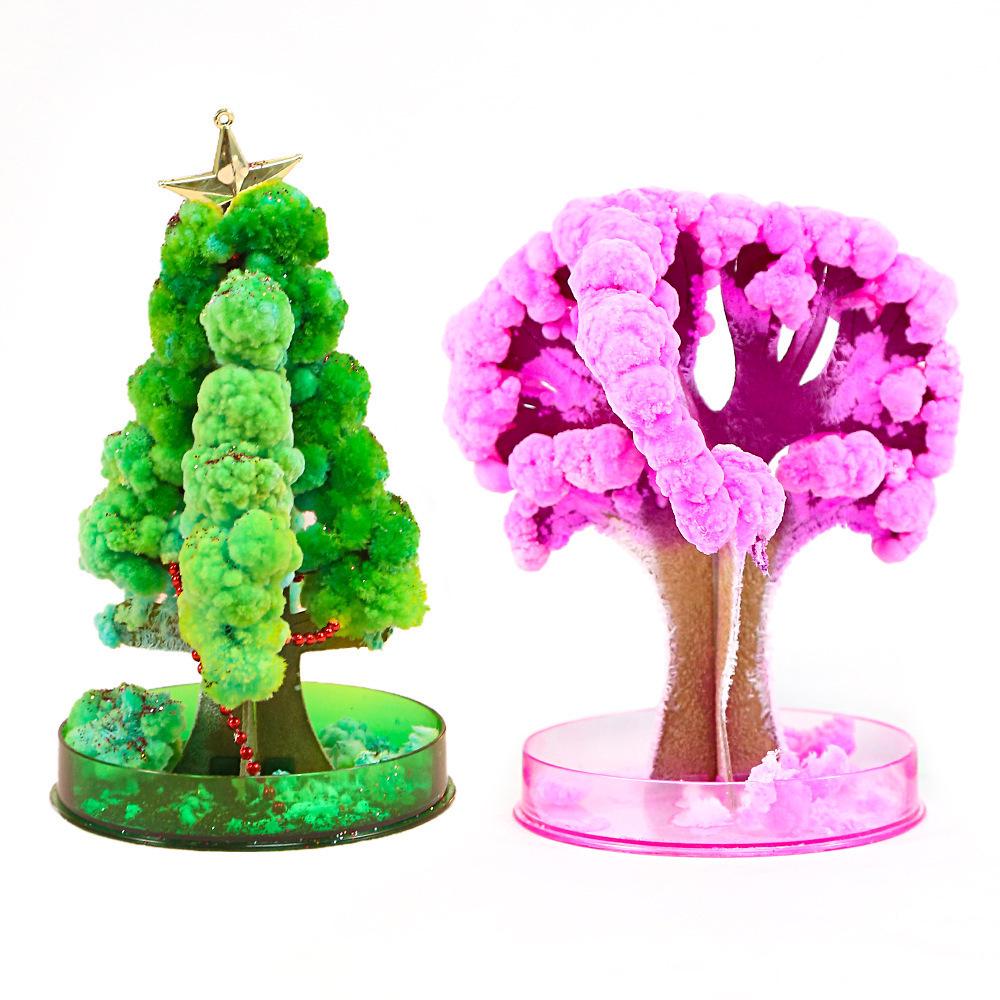 Children's DIY Magic Crystal Tree - Colorful Blooming Paper Tree Toy