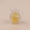 2Pcs Dollhouse Simulation Lemon Orange Juice Beverage Kettle Model Orange Juice Drinks Doll Accessories Decorative Props