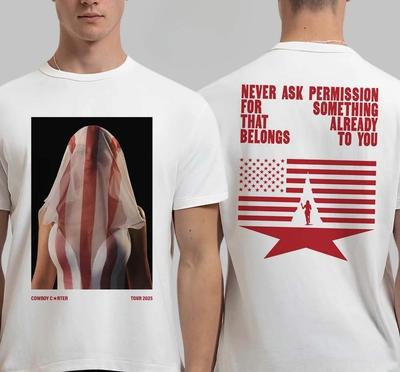 Fashion Streetwear Top Y2k Men's New Trend Retro Beyonce Graphic Print T-Shirt Leisure Fashion Short Sleeve Cotton T-shirt
