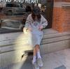 Korean Style Fleece-Lined Hooded Over-Knee Sweatshirt Coat - Plus Size Women's Autumn/Winter 2025 Collection