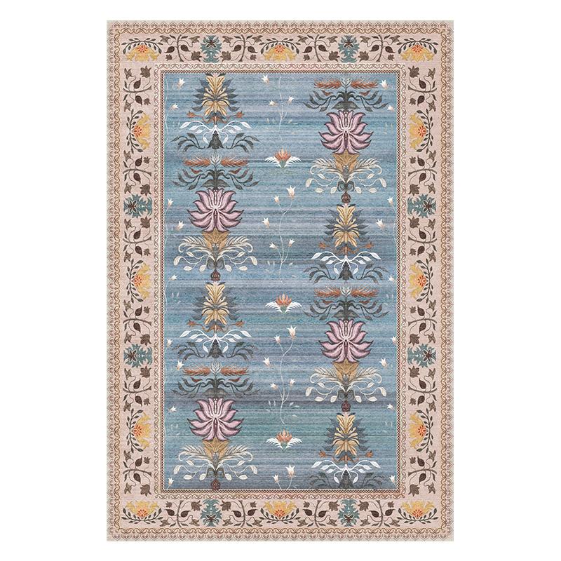 

American Ethnic Carpets Vintage Abstract Soft Washable Non-slip Rug for Living Room Bedroom Decor Home Mat 80*120cm