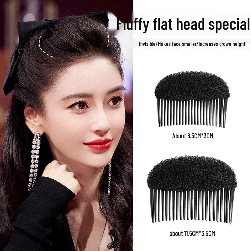 High Crown Hair Root Fluffy Wiglet - Invisible Hair Bun & Comb Accessory