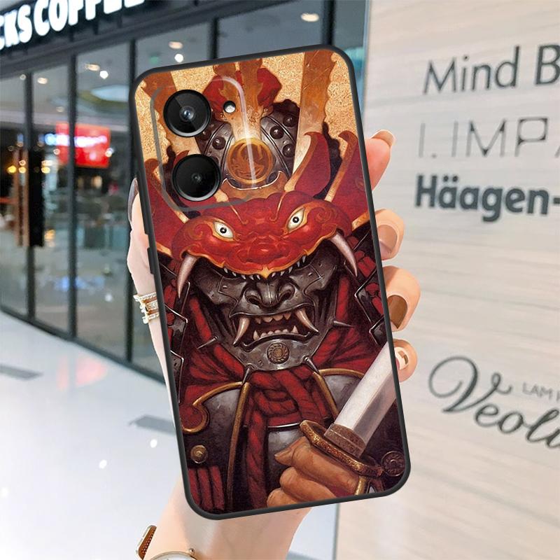 Japanese Samurai Case For Realme GT7 Pro GT6 11 12 13 14 15 Pro Plus C55 C53 C35 C33 C61 C65 C67 C53 C71 C75