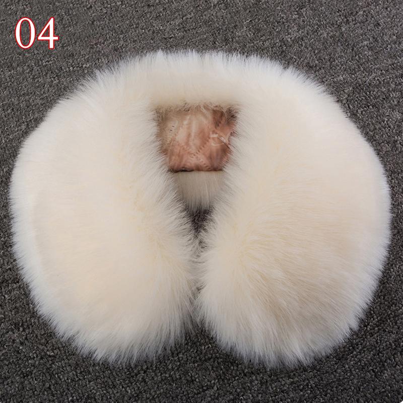 

Женские зимние теплые мягкие пушистые меховые воротники искусственный меховой шарф теплый шарф шаль искусственная кожа
