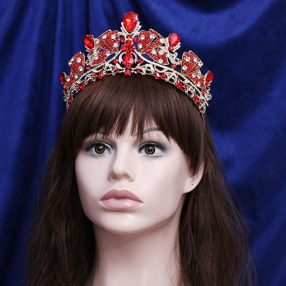 New Crystal Bow Crown Bridal Hair Accessories Premium Crown Birthday Wedding