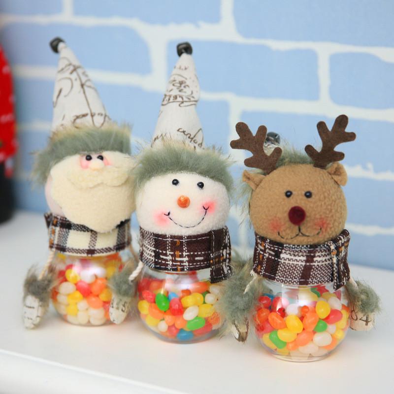 Entzückendes weihnachtliches Bonbonglas mit Cartoon-Rentier-Design für Kinder und Erwachsene
